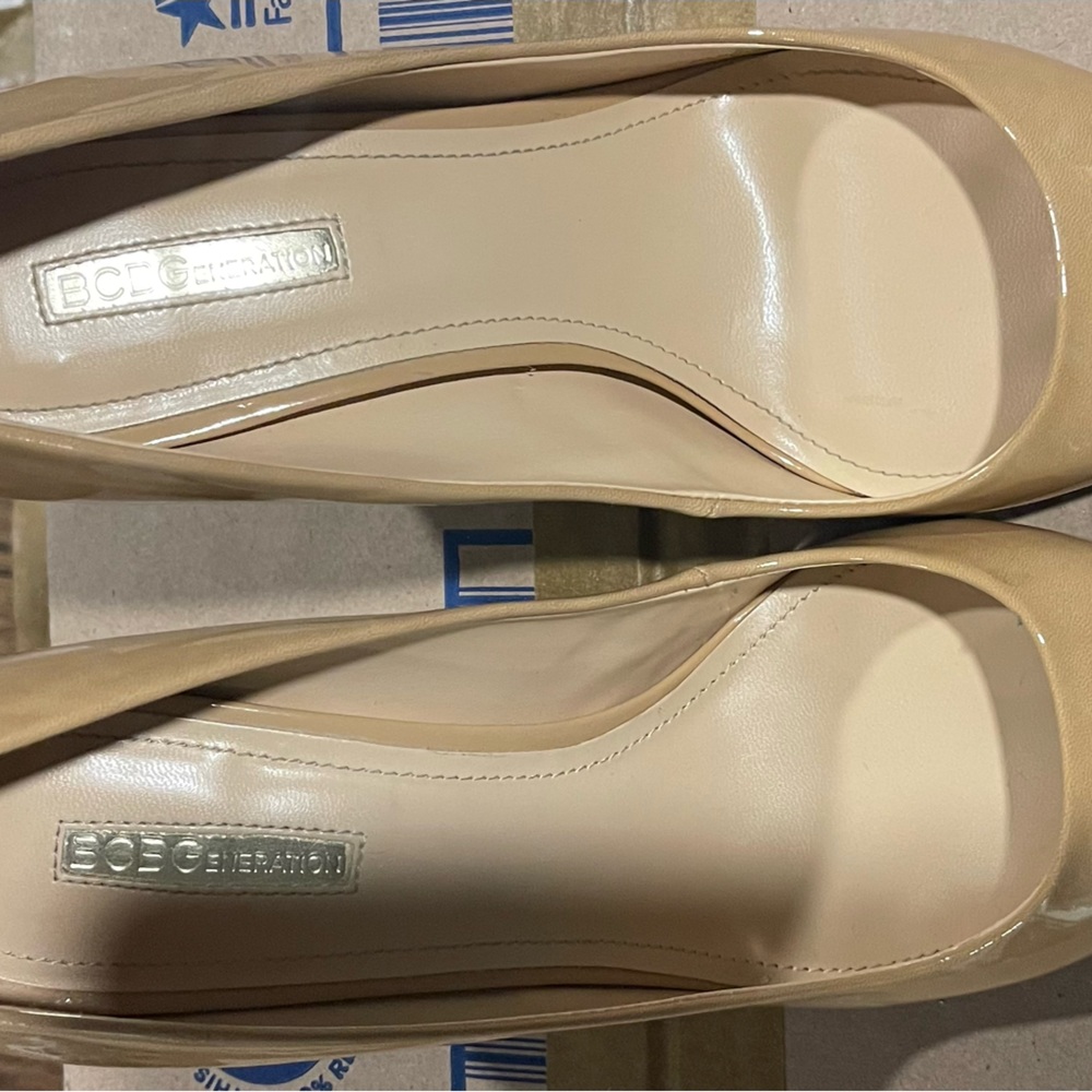 Nude, Heel, BCBG, Size 8.5, Tan, Like New